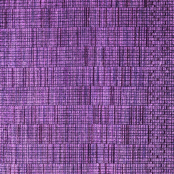 Ahgly Company Indoor Square Abstract Purple Modern Area Rugs, 3' Square
