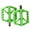 Color:Green, variant on Bicycles Pedals Nonslip Wide Platform Bikes Flat Pedals 9/16Inch Thread Sealed Bearing Dustproof Mountain Bikes Pedals