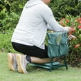 thumbnail image 3 of ZenSports Foldable Garden Kneeler Seat, Portable Gardening Bench Stool Soft Kneeling Foam Pad W/Tool Pouch, 3 of 11