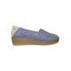 thumbnail image 2 of FLATS ALPARGATA CASUAL VESTIR LEON MUJER DAMA CIELO AZUL CLARO LONA PUNTOS 3125 LEON 3125, 2 of 3