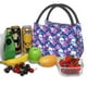 thumbnail image 3 of Fotbe Skull Flower Bolsa Térmica Portátil con Estampado, Bolsa de Entrega de Alimentos Aislada, Bolsa Reutilizable de Gran Capacidad para Comidas y Supermercado, 3 of 6