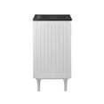 thumbnail image 3 of Sink Vanity Cabinet, White Black, Wood, Hotel Bedroom Bathroom, Modern Contemporary HB34063, 3 of 10