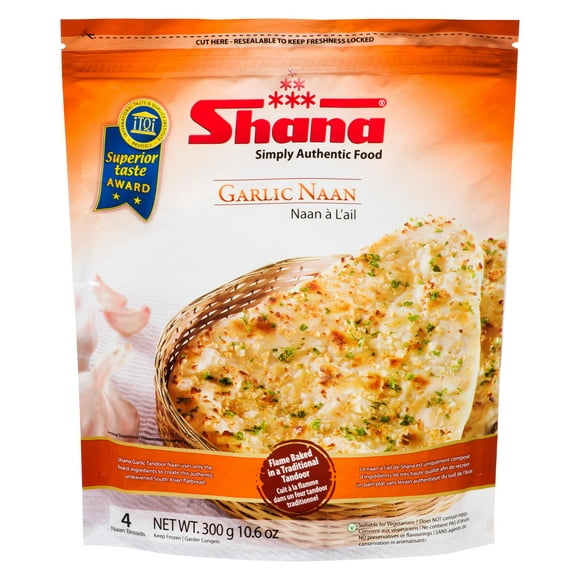 Shana Garlic Naan, 300g