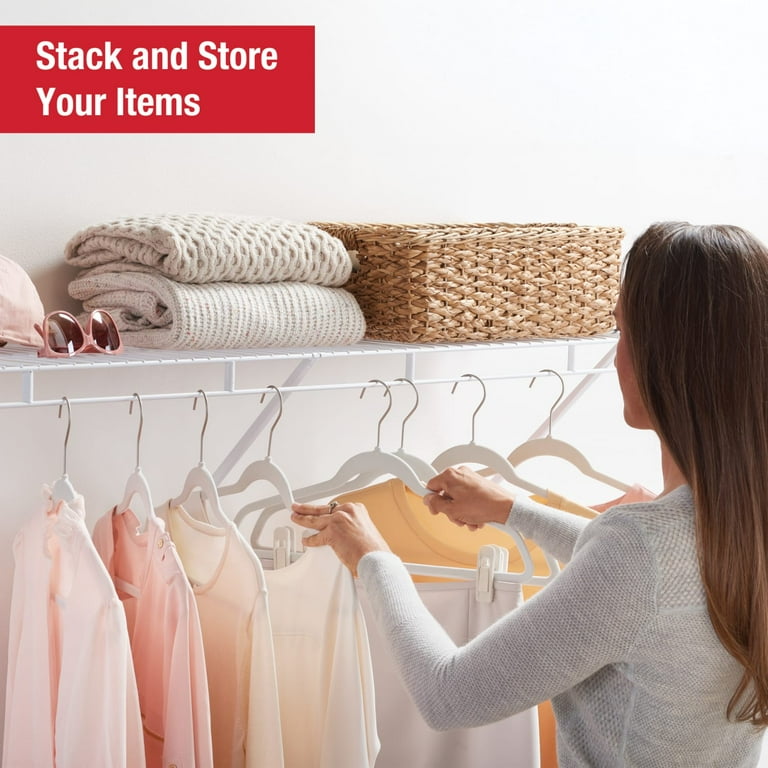 Rubbermaid 4' Wardrobe Prepack ShelfWhite