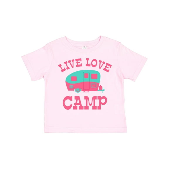 Inktastic Live Love Camp Rv Girls Toddler T-Shirt