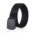 thumbnail image 1 of 1pc Men 1.5inch Quick Dry Belt Nylon Belt, Adjustable Slide Plastic Buckle Web Canvas Belt For Daily Life, 1 of 4