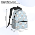 thumbnail image 5 of Gukieu Dog Print Backpack, Waterproof Backpack with Adjustable Shoulder Straps, Suitable for Campus, Business, Travel, Unisex, 5 of 6