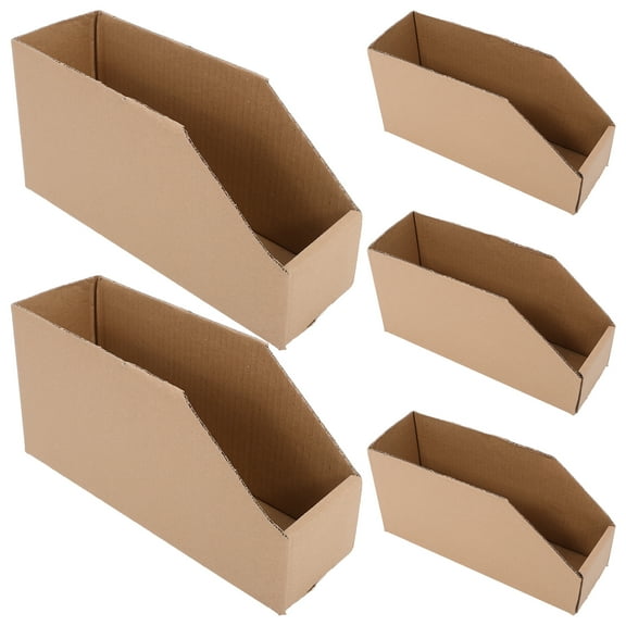 5 Pcs Boxes for Packaging Small Business Brown