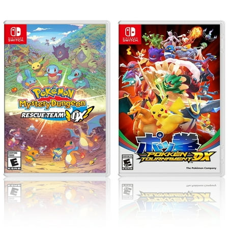 Pokemon Mystery Dungeon: Rescue Team DX + Pokken Tournament DX - 2 Game Pack - Nintendo (Best Pokemon Game Ever For Pc)