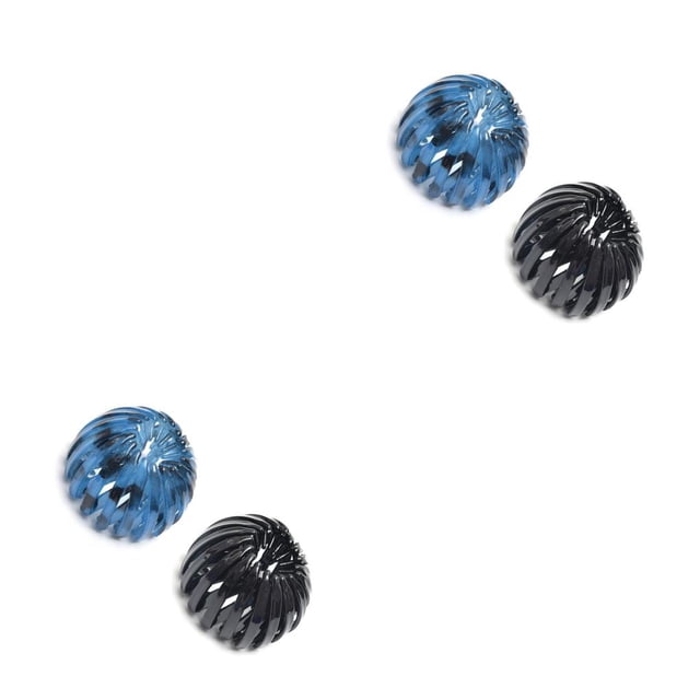 Soidarity Pinzas para el pelo con forma de nido de pájaro, accesorios de estilo Vintage, diadema con garra, soporte para cola de caballo, diadema de moda Azul/negro/rojo 2piezas Soidarity CBP586189