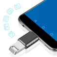 thumbnail image 4 of USB C To USB 3.2 Female Adapter OTG Converter Fast Speed 10Gbps Data Transfer Aluminum For Smartphones Tablets Laptops Silver, 4 of 4