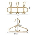 thumbnail image 2 of 1 Pcs 40X20Cm Rattan Wall Hooks Kids Garments Organizer Rack & 2Pcs 31 X 18Cm Rattan Clothes Hanger Kids, 2 of 7