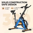 thumbnail image 6 of Compact Design Exercuse Bike with Arm Resistance Bands Home Workout Use,  Crush your Cardio Workout from Home, Holds 330 Lbs, 6 of 10