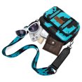 thumbnail image 5 of Wrangler Cow Print Crossbody Bag for Women Western Cowgirl Crossbody Purses with Guitar Strap, Turquoise, 5 of 7