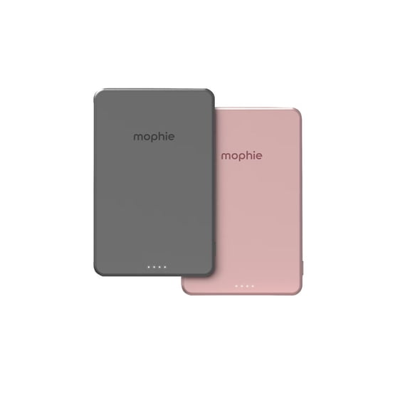 Restored Mophie Snap+ Powerstation Mini - 5K, 2 pack - For Magnetic Qi-enabled Devices, MagSafe compatible devices SNP-PS-5K-RW