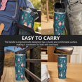 thumbnail image 7 of Christmas 30oz Handheld Travel Tumbler with Handle – Double Wall Stainless Steel Insulated Cup, Flip Straw Lid, Leak-Proof & BPA-Free for Hot and Cold Drinks – Durable Coffee & Juice Mug Black, 7 of 7