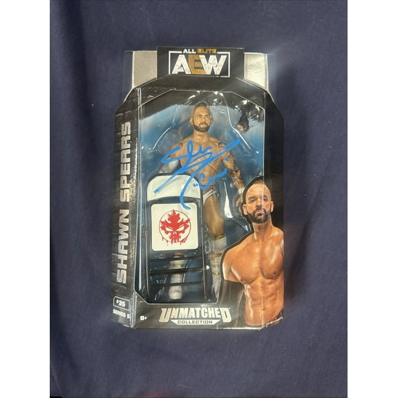 AEW Shawn Spears signature Unmatched Figure Series #5
