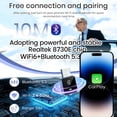 thumbnail image 5 of 2026 Upgraded 2-in-1 Wireless CarPlay Adapter for Apple iPhone & Android, Plug and Play, Realtek 8730E Chip Fast&Stable Connection & No Latency, Wired to Wireless Adapter, USB-A/Type-C Port, CM101, 5 of 9