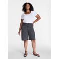 thumbnail image 2 of Time and Tru Women's Barrel Bermuda Shorts, Sizes 0-20, 2 of 6
