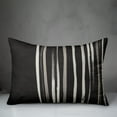 thumbnail image 3 of Creative Products Black Thin Stripes 14x20 Indoor / Outdoor Pillow, 3 of 3