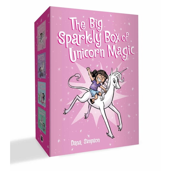 The Big Sparkly Box of Unicorn Magic: Phoebe and Her Unicorn Box Set Volume 1-4 (Paperback)