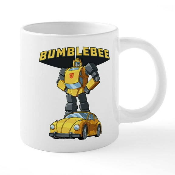 CafePress - Bumblebee Mugs - 20 Oz White Ceramic Mega Mug