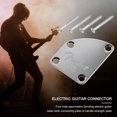 thumbnail image 1 of Placa De Cuello De Guitarra Placa trasera de junta de cuello de guitarra eléctrica con 4 tornillos para piezas de repuesto de bajo, 1 of 4