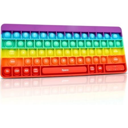 Nogis Keyboard Fidget Toy,Pop It Keyboard,Bubble Stress Reliever ...