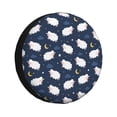 thumbnail image 1 of Fotbe Cute Sheep 1 Funda de Llanta de Repuesto con Estampado, Engrosada, Ajuste Universal para Jeep, Remolque, RV, SUV, Camión-16 inch, 1 of 6