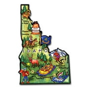 Idaho Artwood State Magnet Collectible Souvenir by Classic Magnets