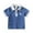 Blue, variant on Hiijoy Toddler Boys Short Sleeve Polo Shirt Dinosaur Embroidery Casual Tshirt, Sizes 1-7