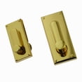 thumbnail image 3 of KAKOWELY bag hardware 2PCS Handbag Suitcases Accessories High-end Female Bag Lock Simple Rectangular Bag Buckle Zinc Alloy Leather Bag Lock for Handbag Bag (Golden)Size L, 3 of 5