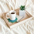 thumbnail image 3 of (2 pack) On the Surface Decorative Rectangle Tray, Customizable Serving Tray with Handles, 3 of 6