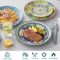 thumbnail image 3 of Juego de platos llanos vancasso SIMI Serie Ceramic 10.5 pulgadas, 6 piezas, 3 of 6