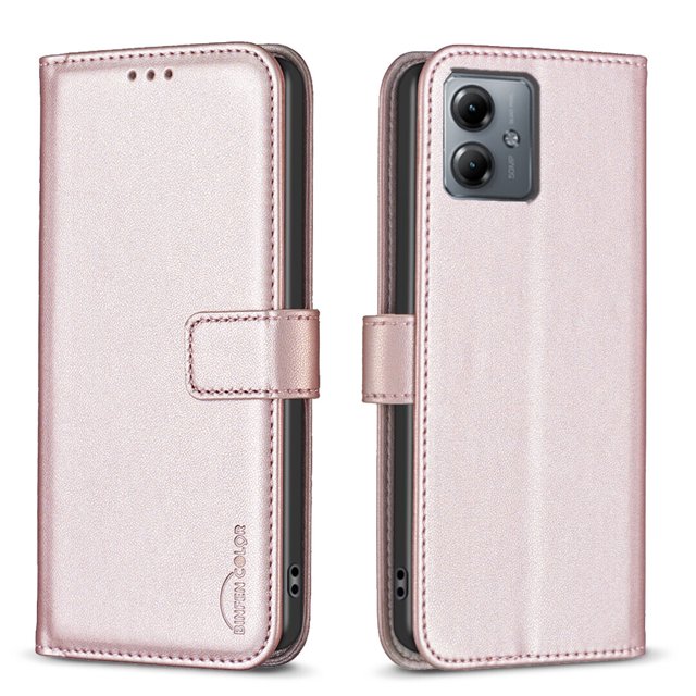 Compatible with Motorola Moto G14 Wallet Case with Card Slots Magnetic Closure Flip Folio Cover