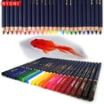 Tomshoo NYONI Professional Watercolor Pencils Set 1224364872100 Colored