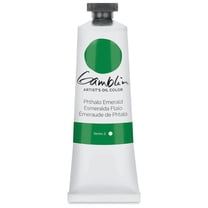 Gamblin Artist Grade Oil Color, 37ml, Phthalo Emerald