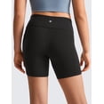 thumbnail image 3 of CRZ YOGA Girls Butterluxe Athletic Biker Shorts with Pockets Dance Yoga Casual High Waist Kids Teen Summer, 3 of 6