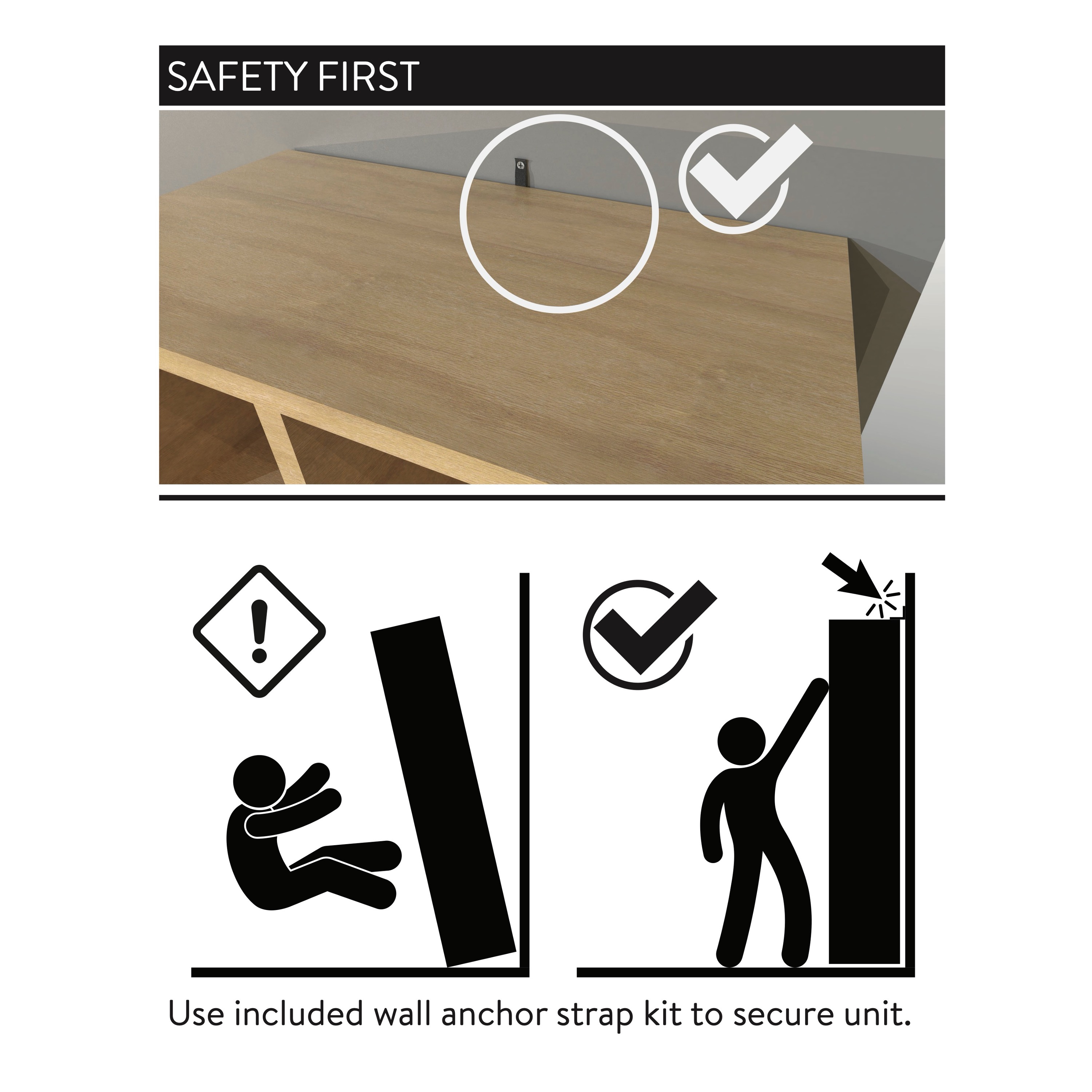 Mainstays No Tools 5-Shelf Bookcase, White photo 7