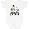 thumbnail image 3 of Inktastic Zebra My Babushka Loves Me Boys or Girls Baby Bodysuit, 3 of 5