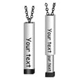 thumbnail image 4 of Personalized Vertical Bar Necklace, Custom Necklace Engraved Name Jewelry Gift α E2M6, 4 of 4