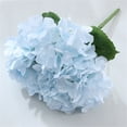 thumbnail image 4 of Silk Hydrangea Bouquet Realistic Artificial Flowers With Long Stems For Wedding Party Home Decor And Table Centerpieces, 4 of 5