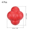 thumbnail image 2 of Uxcell Bounce Reaction Balls Coordination Training Ball Agility Trainer TPR High Difficulty, Red 4 Pack, 2 of 5