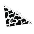thumbnail image 6 of Bingfone Cow Print Black White-Washable Dog Scarf Triangle Adjustable Puppy Bandana Bib Handkerchief For Medium Large Dog Cat, 6 of 9