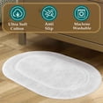 thumbnail image 4 of BNM Non-Slip Washable Bath Rug Set, 20" x 30", 24" x 36", White, 4 of 8