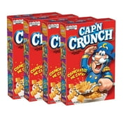Cap'n Crunch Breakfast Cereal, Original, 14 oz Boxes, 4 Ct