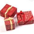 thumbnail image 2 of Nvzi flowers, gifts, gift box decorations, gifts, flower packaging paper, (Chinese style plum blossom packaging paper, 75 * 52.5cm, red), 2 of 5