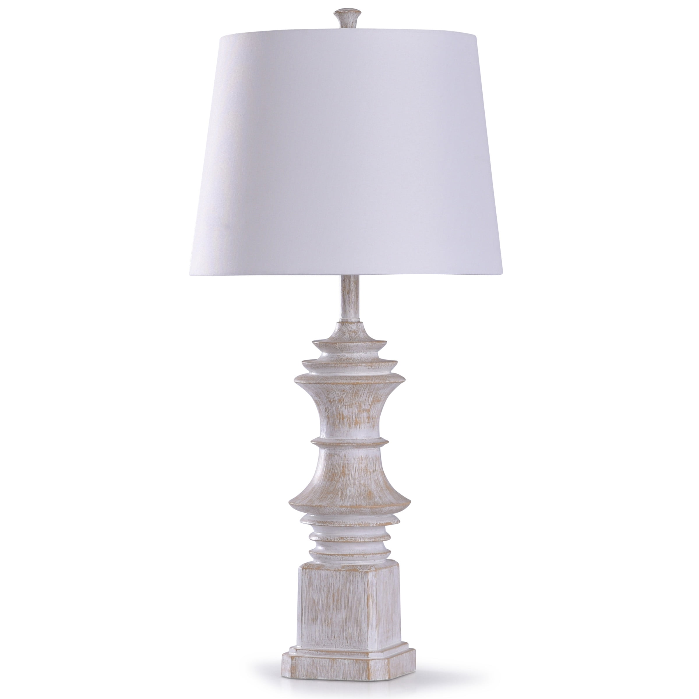 Tamboli Baluster Table Lamp with Off White Tapered Drum Shade - Walmart.com - Walmart.com