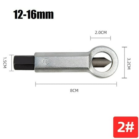 

BUYISI 9-27mm Broken Damaged Corroded Stuck Nut Remover Tool Splitter Splitting 2#