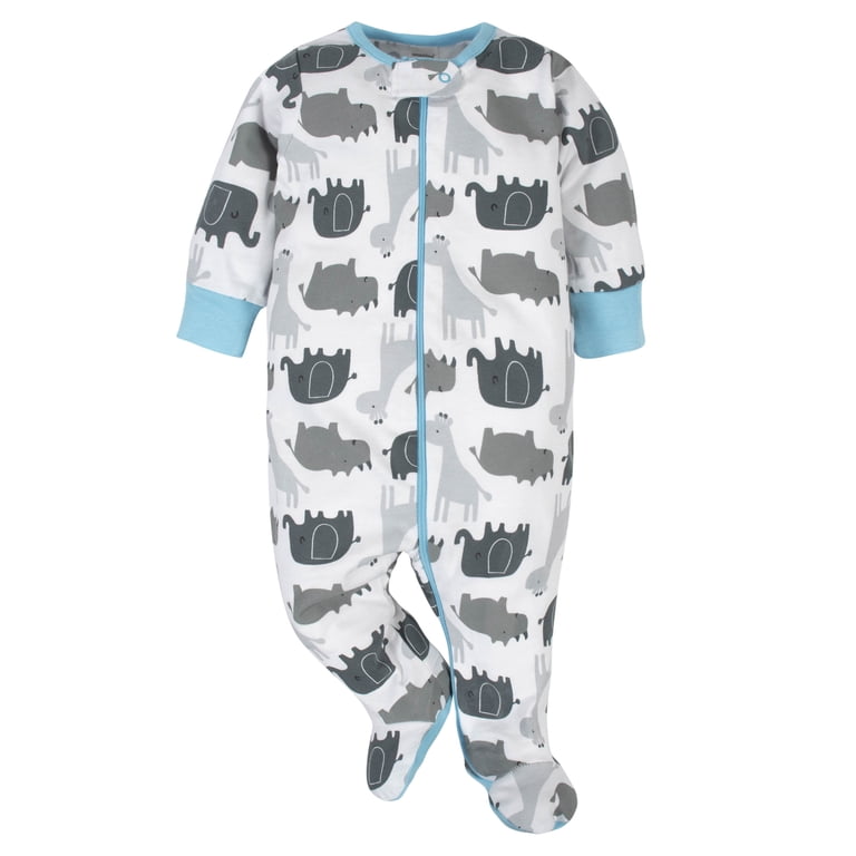 Onesies Brand Baby Sleep 'N Play Footed Pajamas 4-Pack photo 6